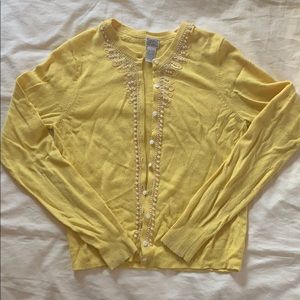 LUCKY BRAND beaded cardigan
